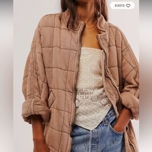 Dolman Quilted Knit Jacket